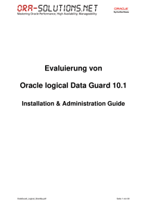 SQL (auf Logical Standby) - ora