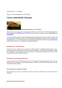 Unsere individuelle Therapie