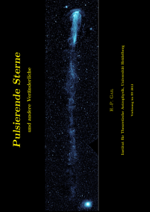 Pulsierende Sterne - Institut für Theoretische Astrophysik