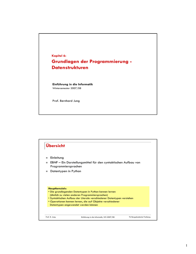 Grundlagen Der Programmierung