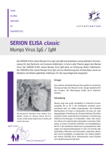 SERION ELISA classic Mumps Virus IgG / IgM
