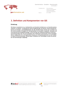 3. Definition und Komponenten von GIS