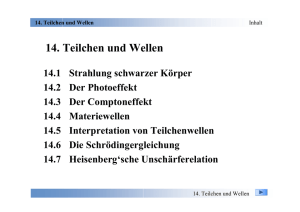 14. Teilchen und Wellen - physik.fh