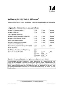 Azithromycin 250/500– 1 A Pharma