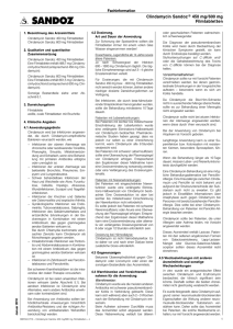 Clindamycin Sandoz® 450 mg/600 mg Filmtabletten