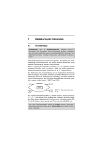 1 Basiskonzepte: Strukturen