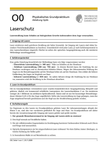 Laserschutz - TU Darmstadt