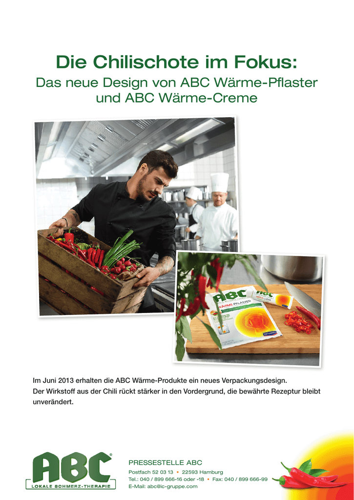 Pressemitteilung Das Neue Design Von Abc Warme