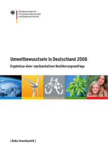 Umweltbewusstsein 2008