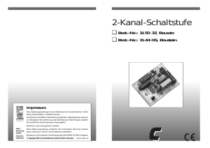 2-Kanal-Schaltstufe - www.produktinfo.conrad.com