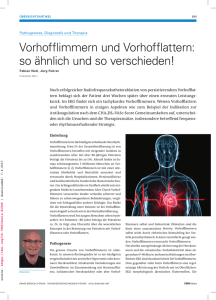 Vorhofflimmern und Vorhofflattern: so ähnlich und so verschieden!