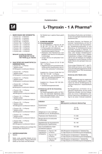 L-Thyroxin - 1 A Pharma®
