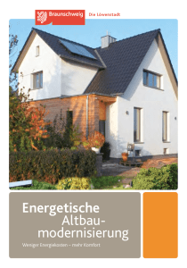 Energetische Altbau- modernisierung