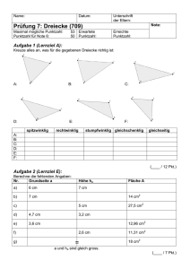 Prüfung 7: Dreiecke (709)