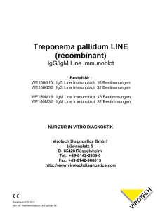 Treponema pallidum LINE (recombinant)
