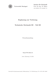 Formelsammlung TM3_Teil3 - Institut für Mechanik (Bauwesen)