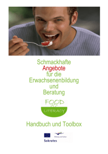 Food Literacy_Handbuch - Gut, gesund und günstig essen