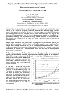 Diagnose und medikamentöse Therapie