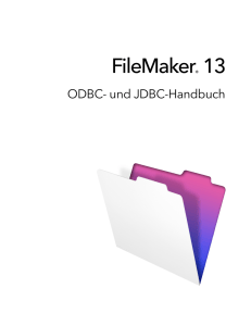 FileMaker 13 ODBC- und JDBC-Handbuch