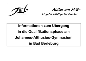 Informationen-Eintritt-Q-Phase-Homepage - Johannes