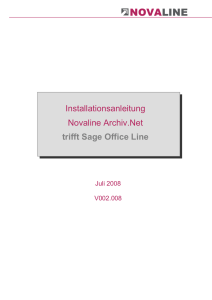 Novaline Archivierung - Novaline Informationstechnologie GmbH