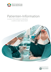 Patienten-Information Herzchirurgie