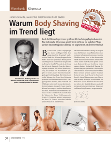 Warum Body Shaving im Trend liegt