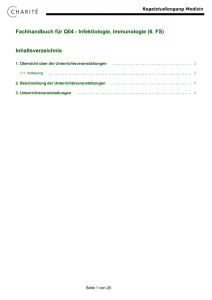 Fachhandbuch für Q04 - Infektiologie, Immunologie (6. FS