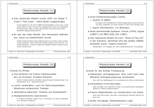 Relationales Modell (1)