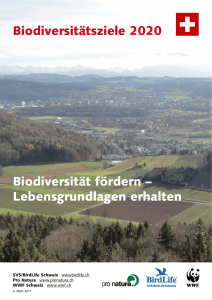 Biodiversitätsziele 2020 Biodiversität fördern