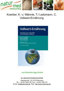 Koerber, K. v./ Männle, T./ Leitzmann, C. Vollwert