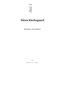 Sören Kierkegaard - Evangelisch