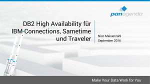 DB2 High Availability für IBM Connections, Sametime