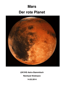 Mars- Der rote Planet