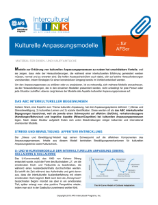 Kulturelle Anpassungsmodelle