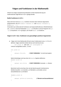 Folgen und Funktionen in der Mathematik