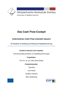 Das Cash Flow-Cockpit - Westsächsische Hochschule Zwickau