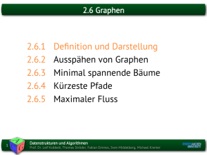 2.6.1 Definition und Darstellung 2.6.2 Ausspähen von Graphen 2.6.3