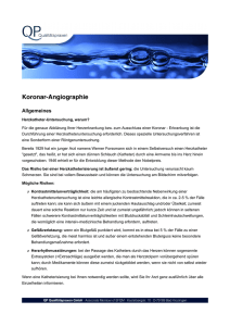 Koronar-Angiographie - QP Qualitätspraxen GmbH