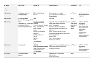 erregerspezifischen