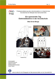 Ein spannender Tag Elektrizitätslehre in der Grundschule