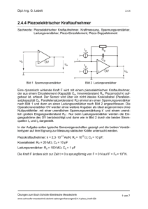 2.4.4 Piezoelektrischer Kraftaufnehmer - schruefer