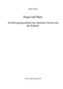 Hegel und Marx