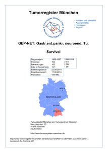 GEP-NET: Gastroenteropankreatischer neuroendokriner Tumor