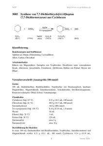 3005 Synthese von 7,7-Dichlorbicyclo[4.1.0]heptan (7,7