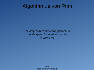 Algorithmus von Prim