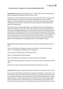 Zeitzeugen Kurzinformation - Mauthausen Komitee Österreich