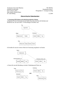 Hierarchische Datenbanken - Technische Universität München