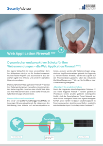 Web Application Firewall WAF