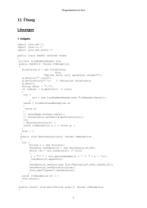 12. Übung - oth